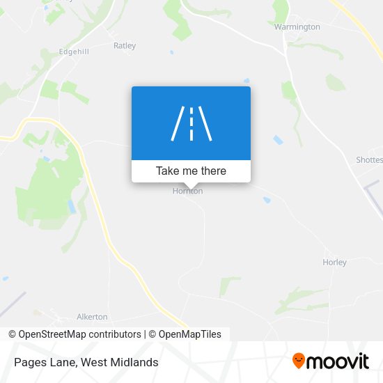 Pages Lane map