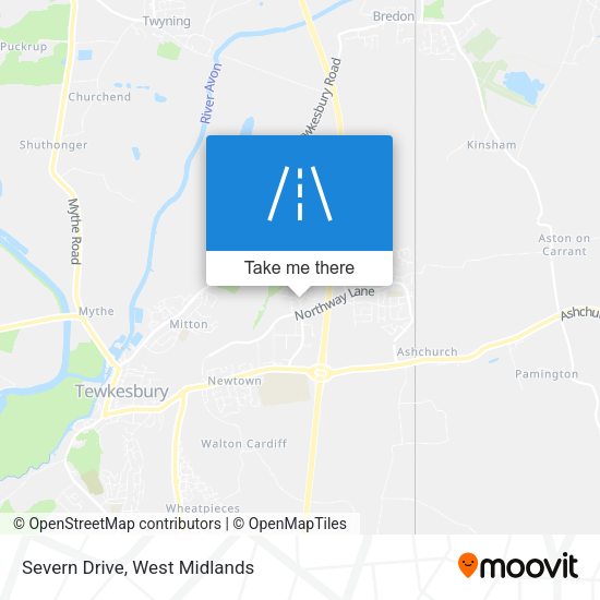 Severn Drive map