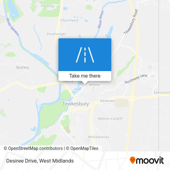 Desiree Drive map