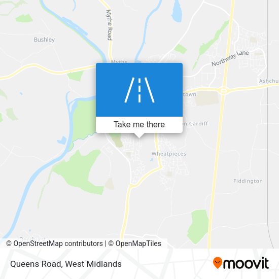 Queens Road map