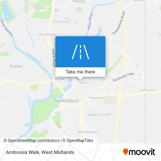Ambrosia Walk map