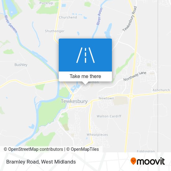 Bramley Road map