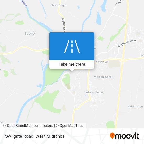 Swilgate Road map