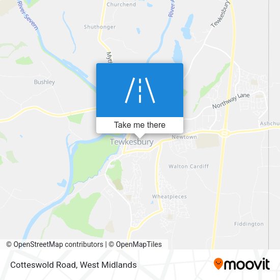 Cotteswold Road map