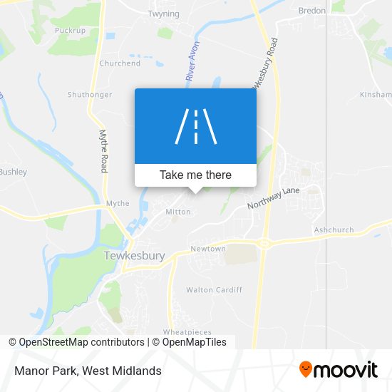 Manor Park map