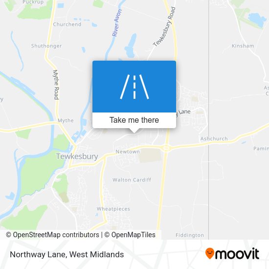 Northway Lane map