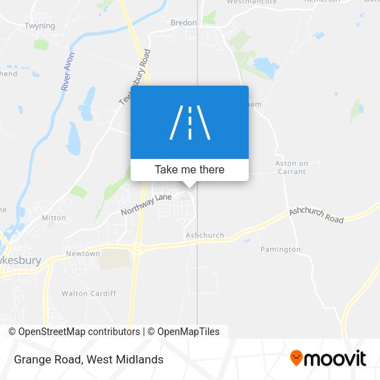 Grange Road map