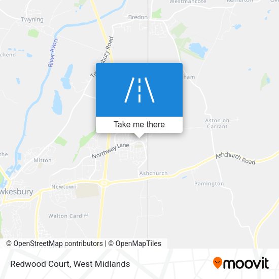 Redwood Court map