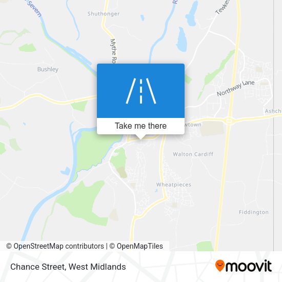 Chance Street map