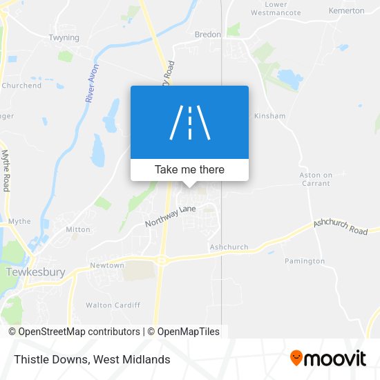 Thistle Downs map