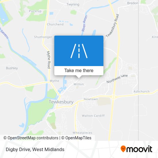 Digby Drive map