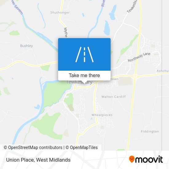 Union Place map