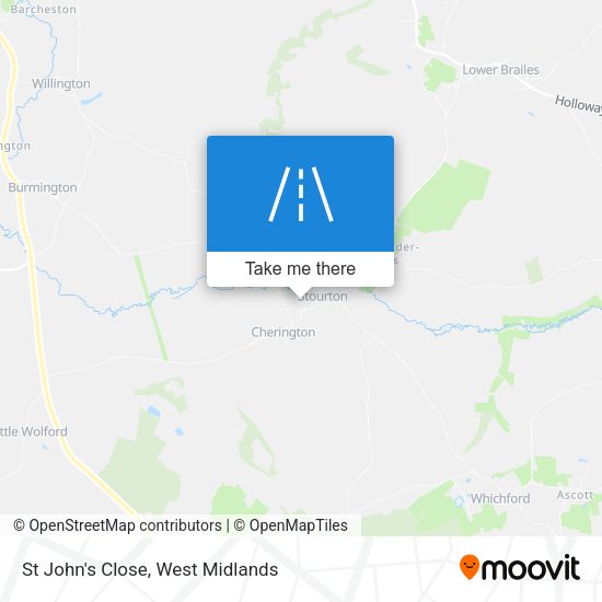 St John's Close map