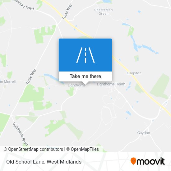 Old School Lane map