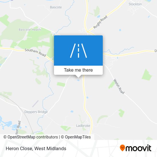 Heron Close map