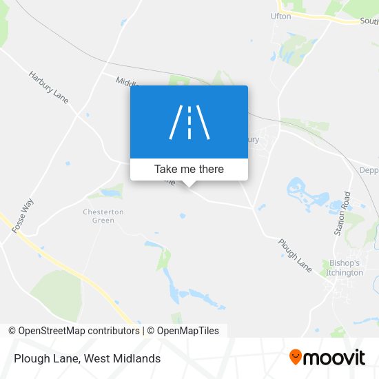 Plough Lane map