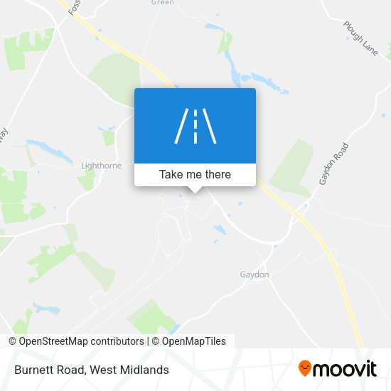Burnett Road map
