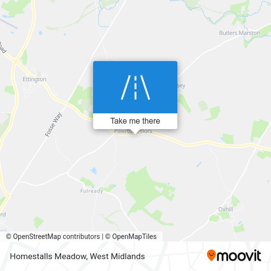 Homestalls Meadow map