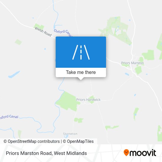Priors Marston Road map