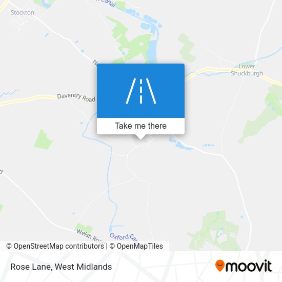 Rose Lane map