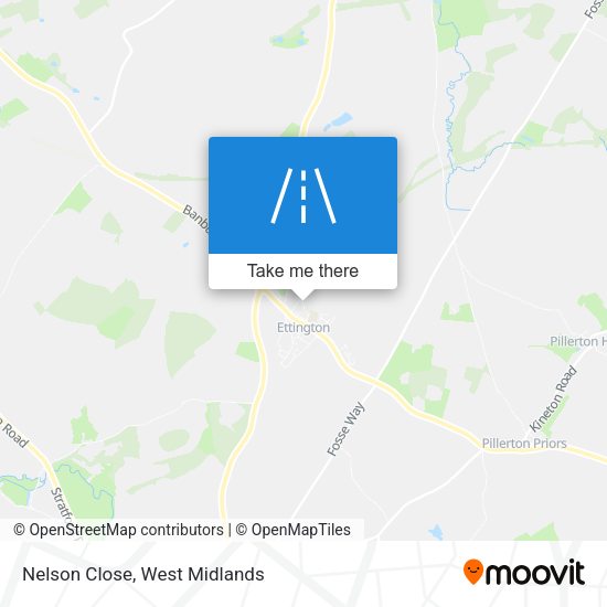 Nelson Close map