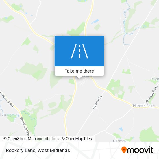 Rookery Lane map