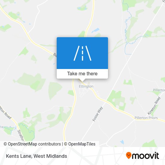 Kents Lane map