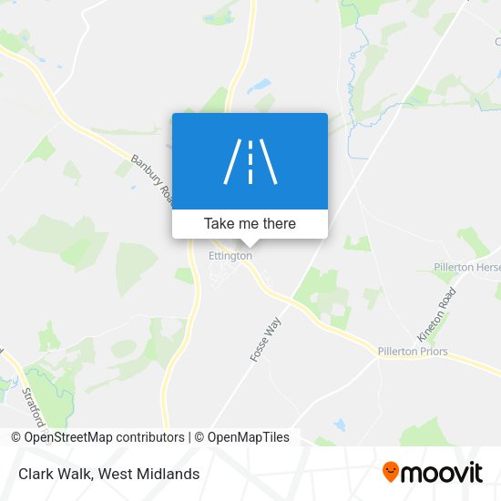 Clark Walk map