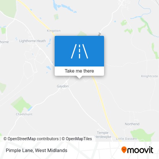 Pimple Lane map