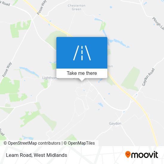 Leam Road map