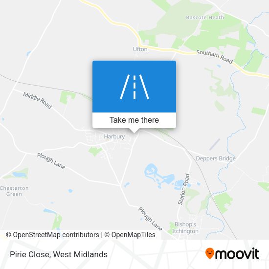 Pirie Close map