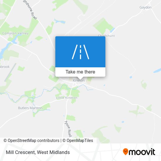 Mill Crescent map