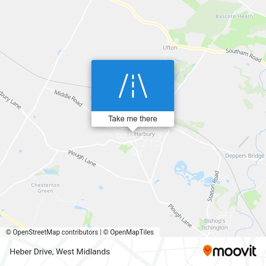 Heber Drive map