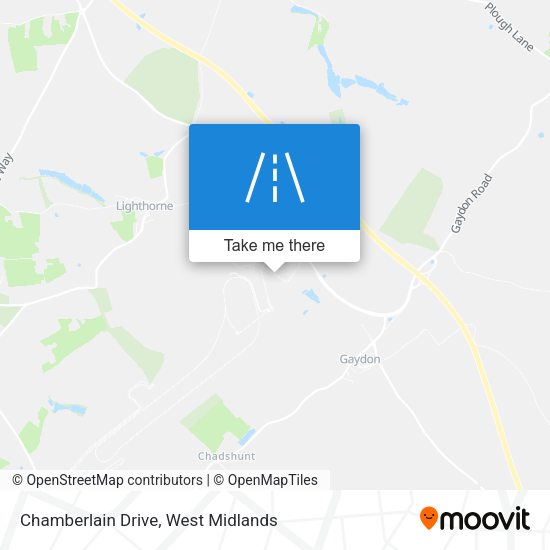 Chamberlain Drive map