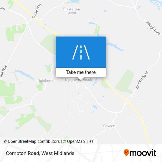 Compton Road map