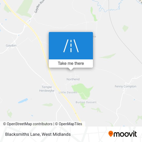 Blacksmiths Lane map