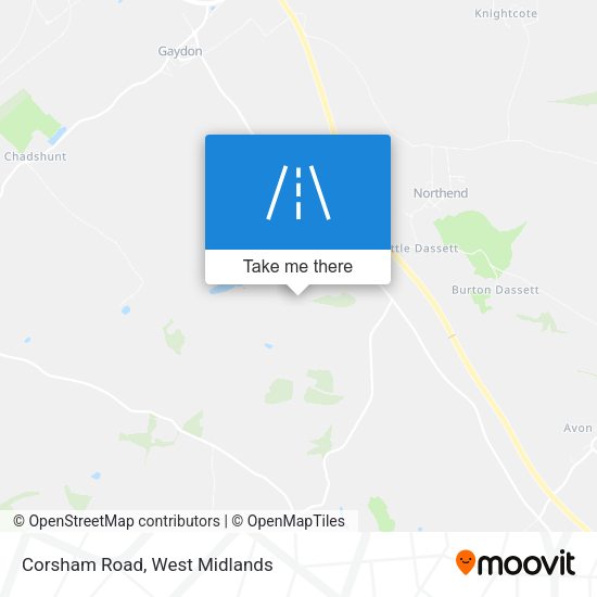 Corsham Road map