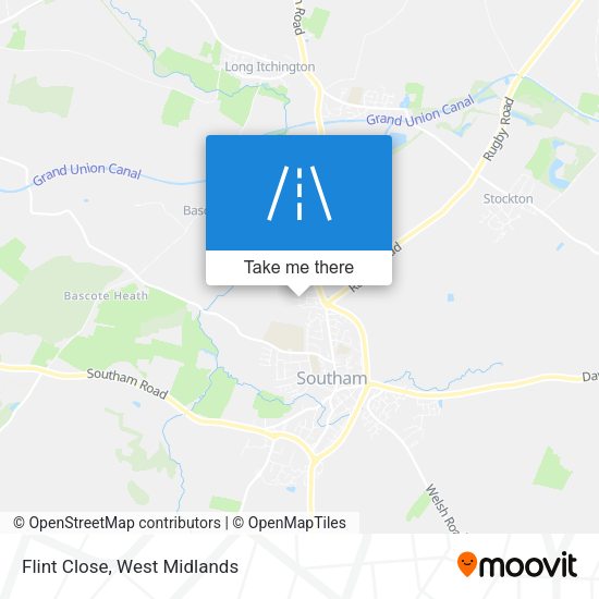Flint Close map
