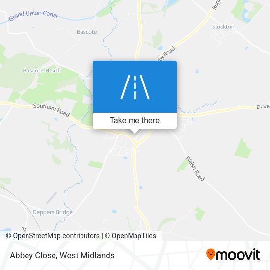 Abbey Close map