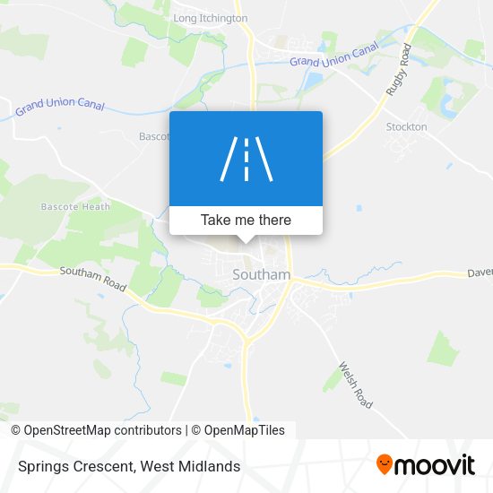 Springs Crescent map