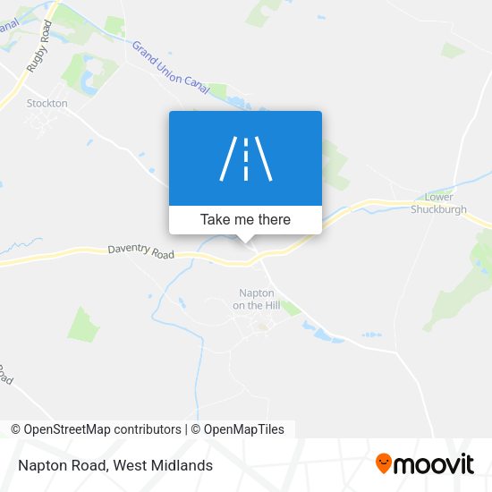 Napton Road map