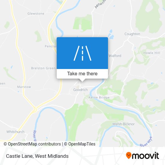 Castle Lane map