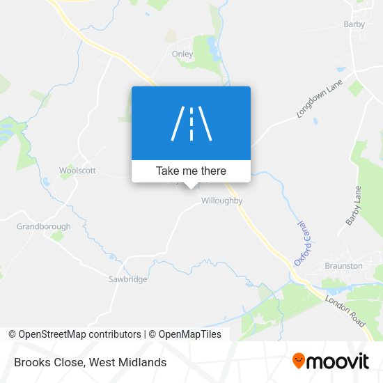 Brooks Close map