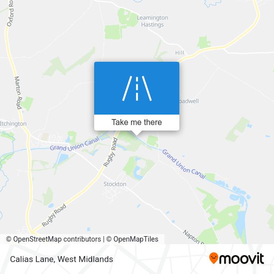 Calias Lane map