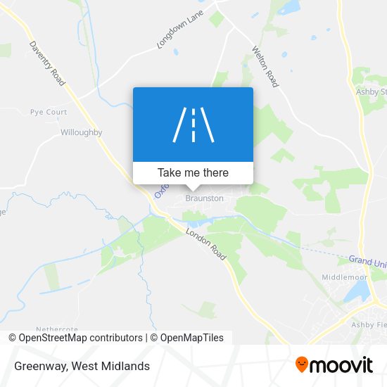 Greenway map