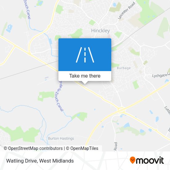 Watling Drive map