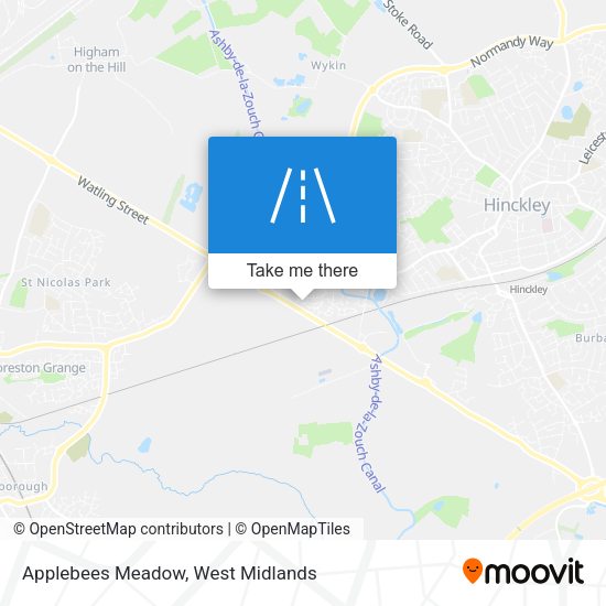 Applebees Meadow map