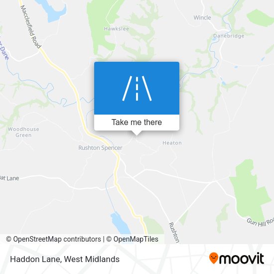 Haddon Lane map