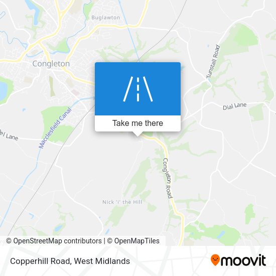 Copperhill Road map