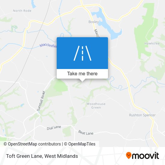 Toft Green Lane map